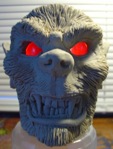 Werewolf Candle Holder front