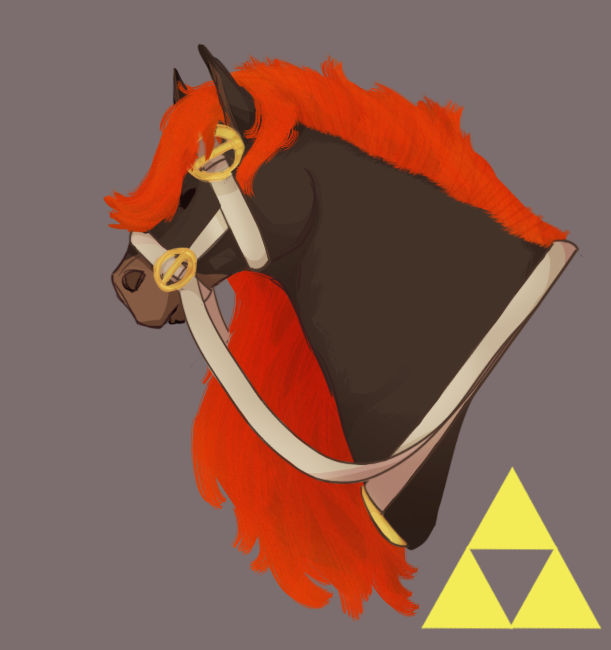 Ganon's horse by digitalpostman on DeviantArt