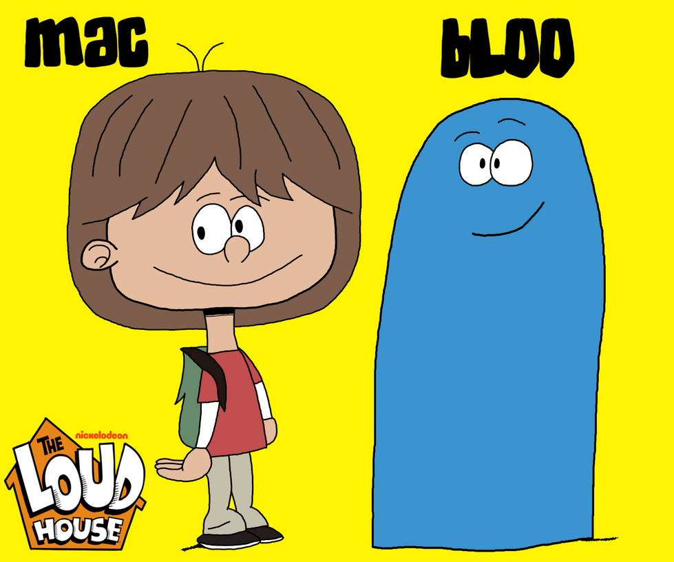 'The Loud House' Style: Mac and Bloo by josias0303 on DeviantArt