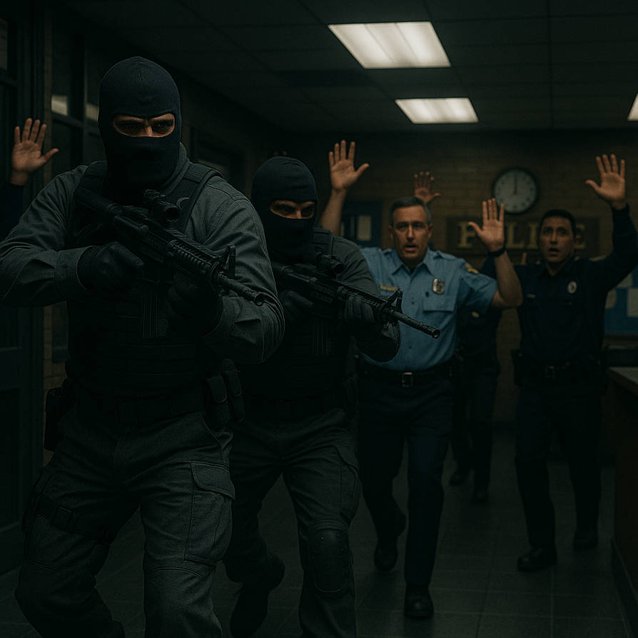 Police Raid Graphics Raid on the local police station! by maskedbankrobber on DeviantArt