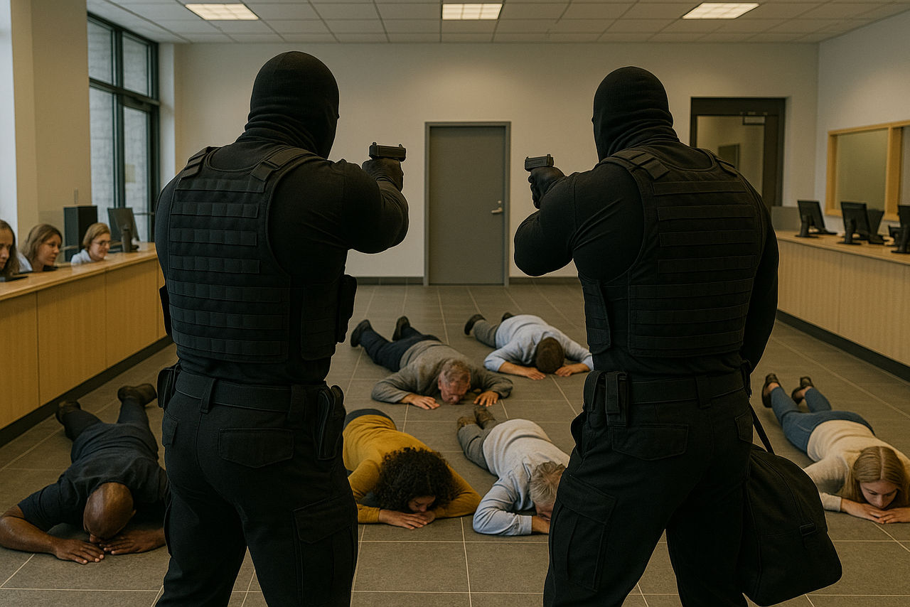 Deviantart Robber Professional bank robbers at work by maskedbankrobber on DeviantArt