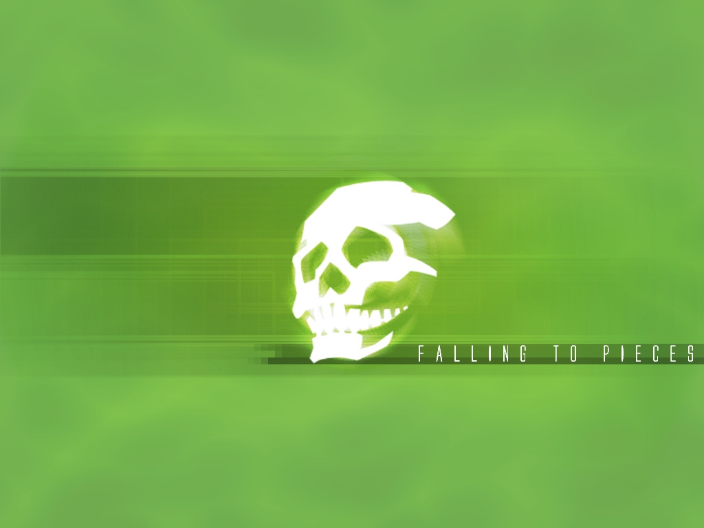 skullsticker green