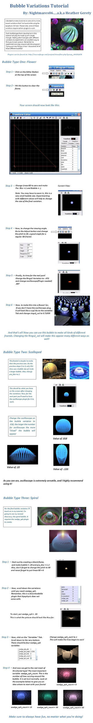 Bubble Variation Tutorial