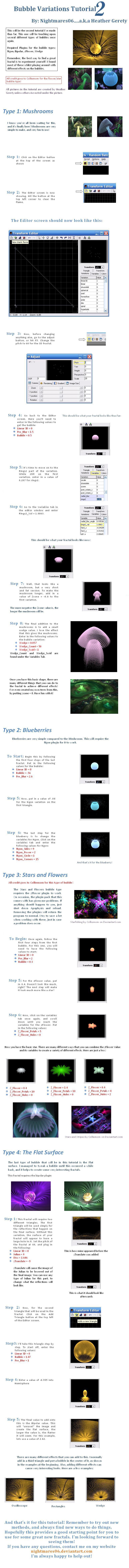 Bubble Variation Tutorial 2