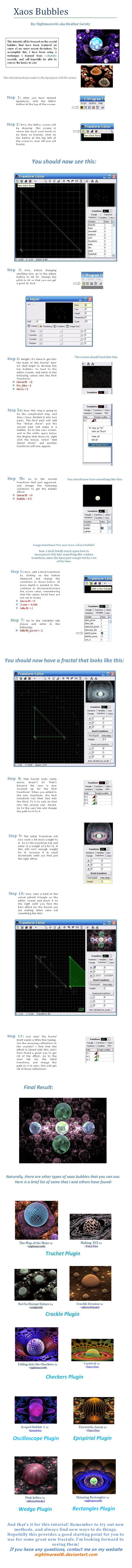 Xaos Bubbles Tutorial