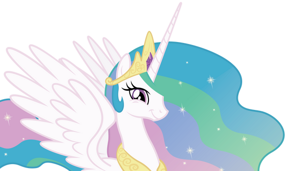 Princess Celestia's amused smile.