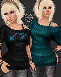 AngelRED Couture - Mesh Hannah Top