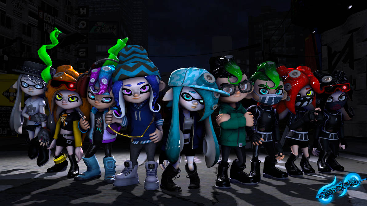 Main Octoling and Inktoling OCS by LunaAlcyon52 on DeviantArt