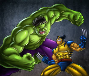 Hulk vs Wolverine