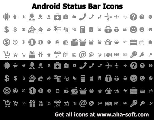 Android Status Bar Icons by richardkingempire on DeviantArt