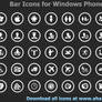 App Bar Icons for Windows Phon