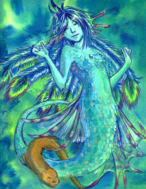 Peacock Mermaid