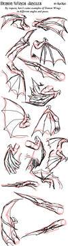 Wing Angle Devil Demon Wings - Angles by raerae on DeviantArt