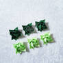 Origami Kawasaki Roses, Green shades