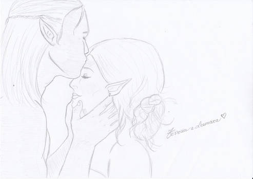 Zevran and my Warden Leenara