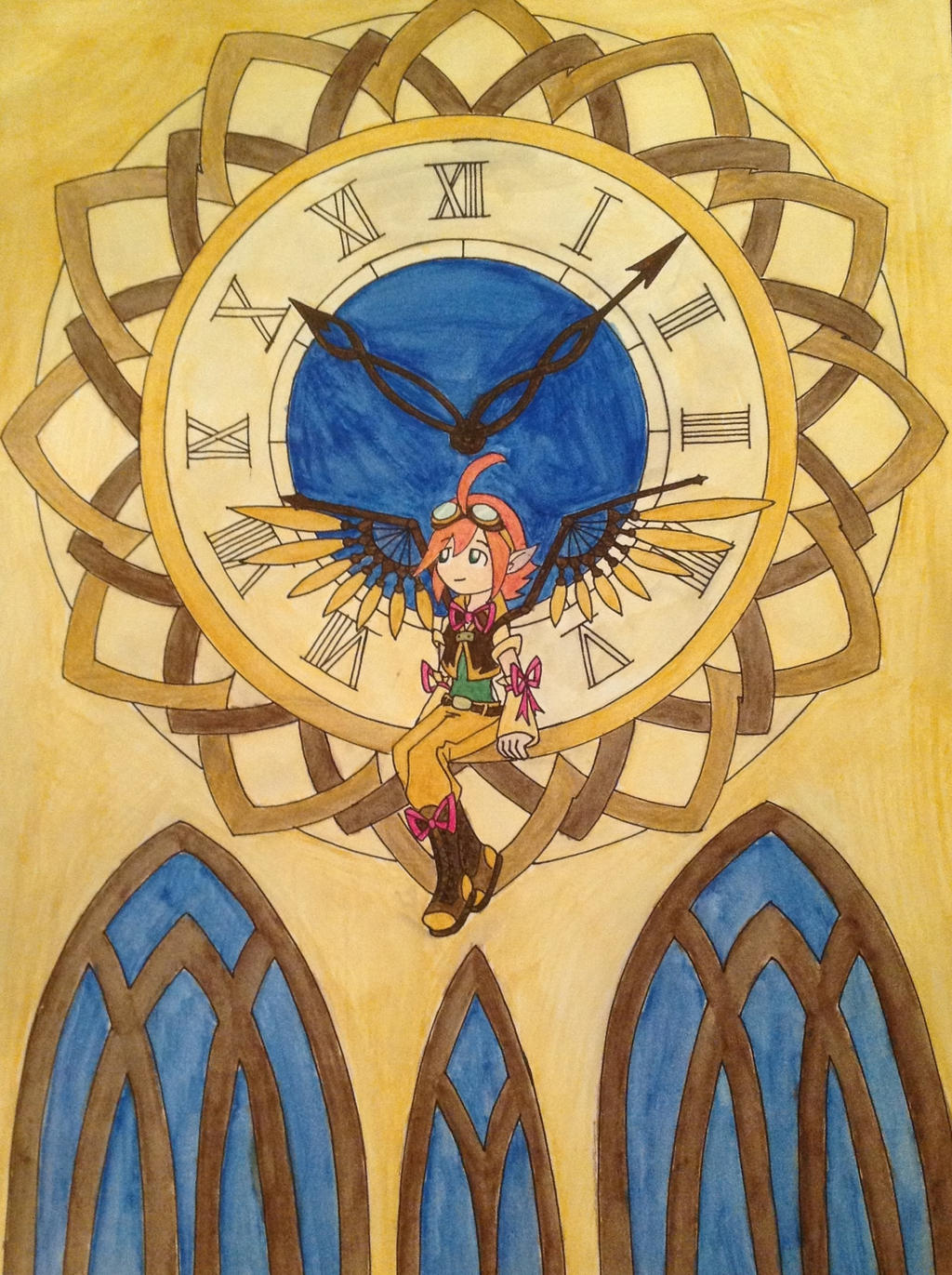 Angel on the Clock Tower