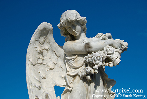 Angel with Flowers