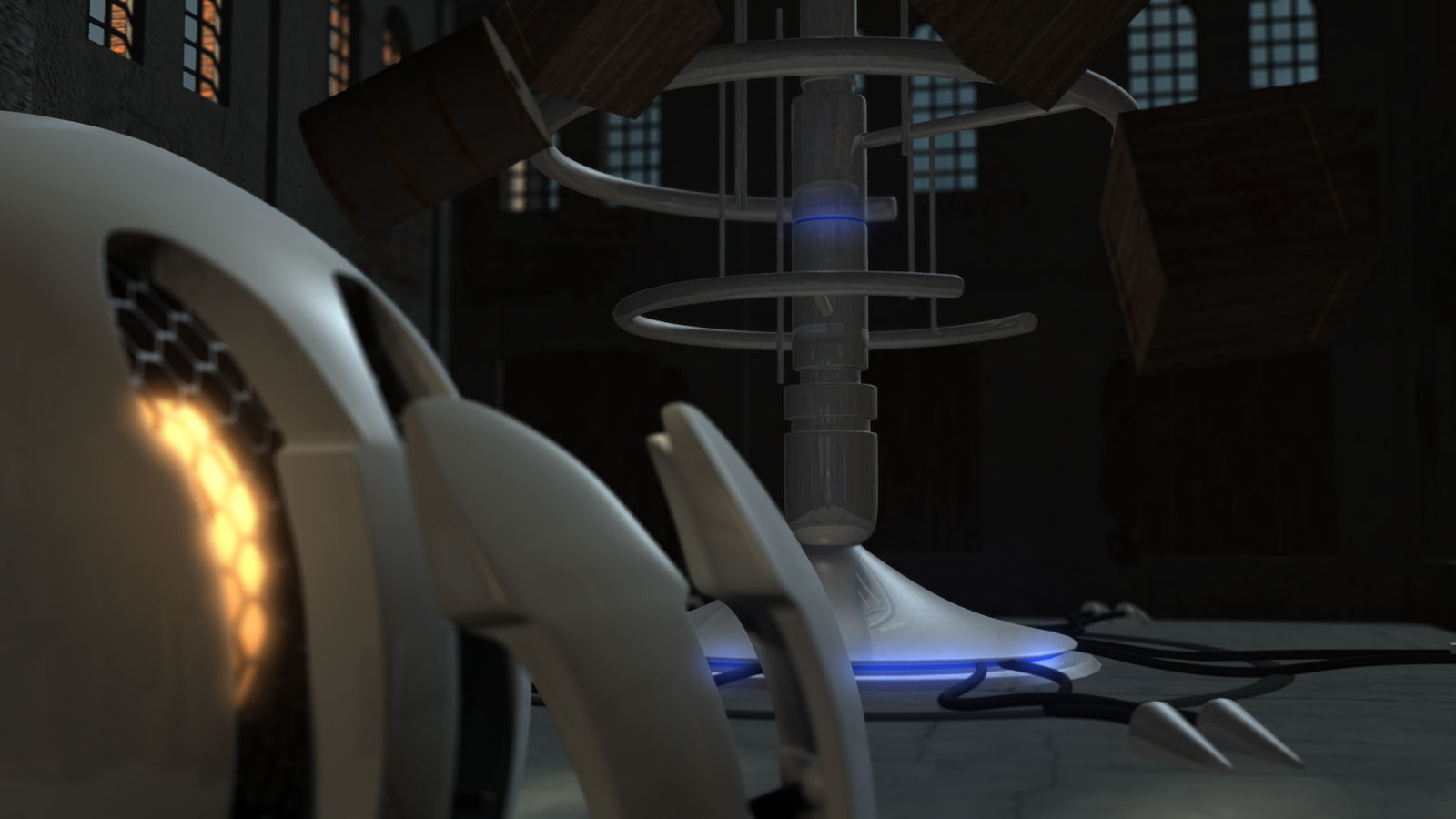 robot meets alien technology by devo93 on DeviantArt
