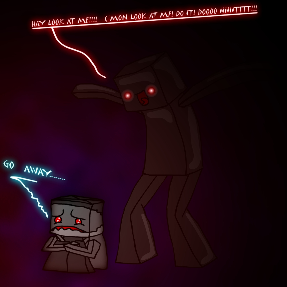 Minecraft fanart - Enderman by DevBurmak on DeviantArt