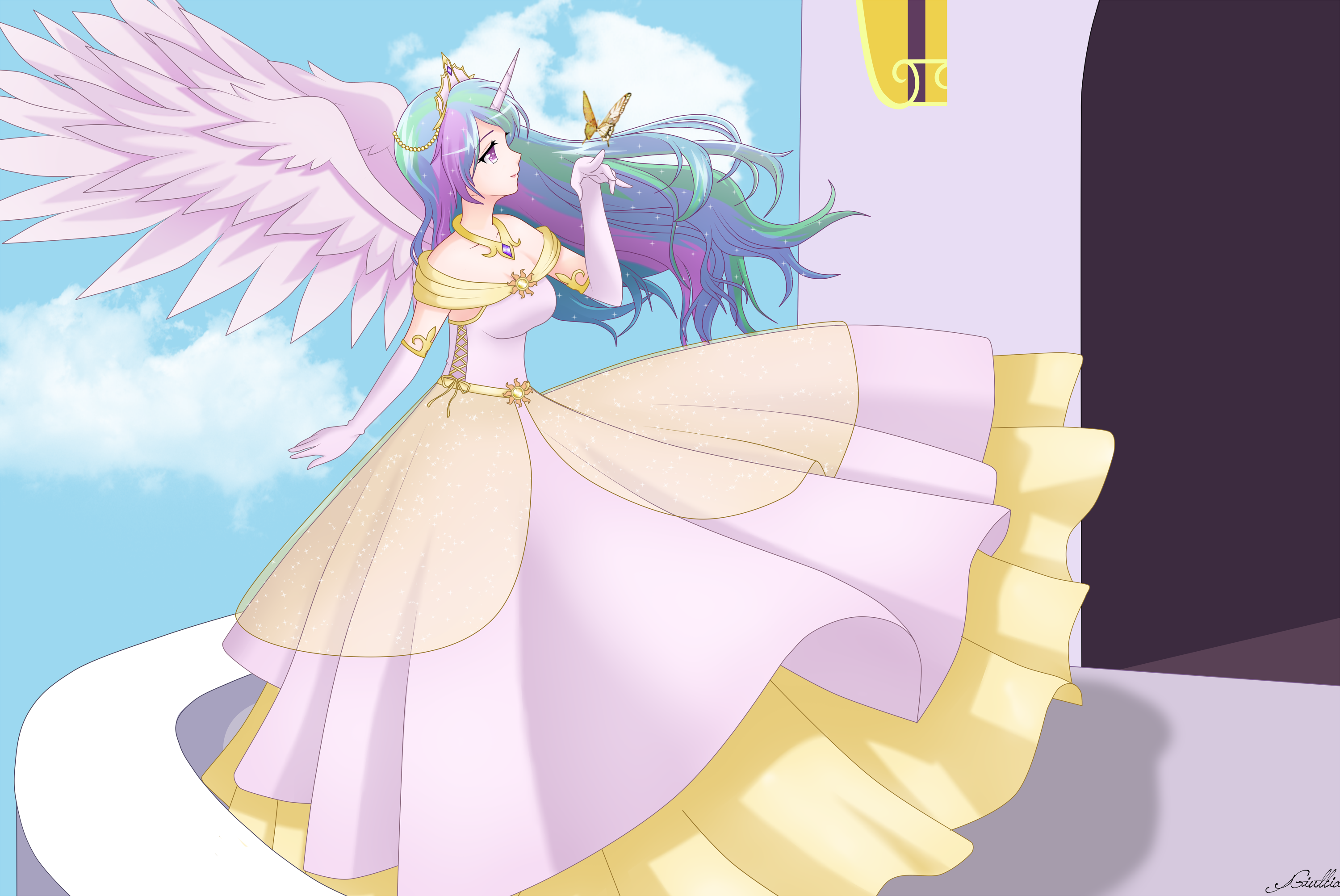 Princess Celestia by SrtaGiuu on DeviantArt