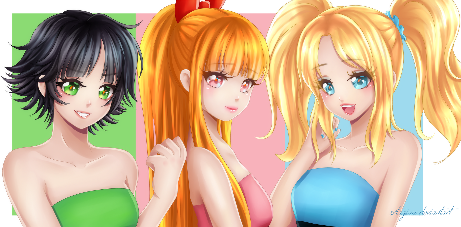 Fanart The Powerpuff Girls By Srtagiuu On Deviantart Fanart The Powerpuff Girls By Srtagiuu On Deviantart
