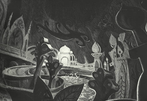 ScratchBoard: Epic Mickey Concept Art