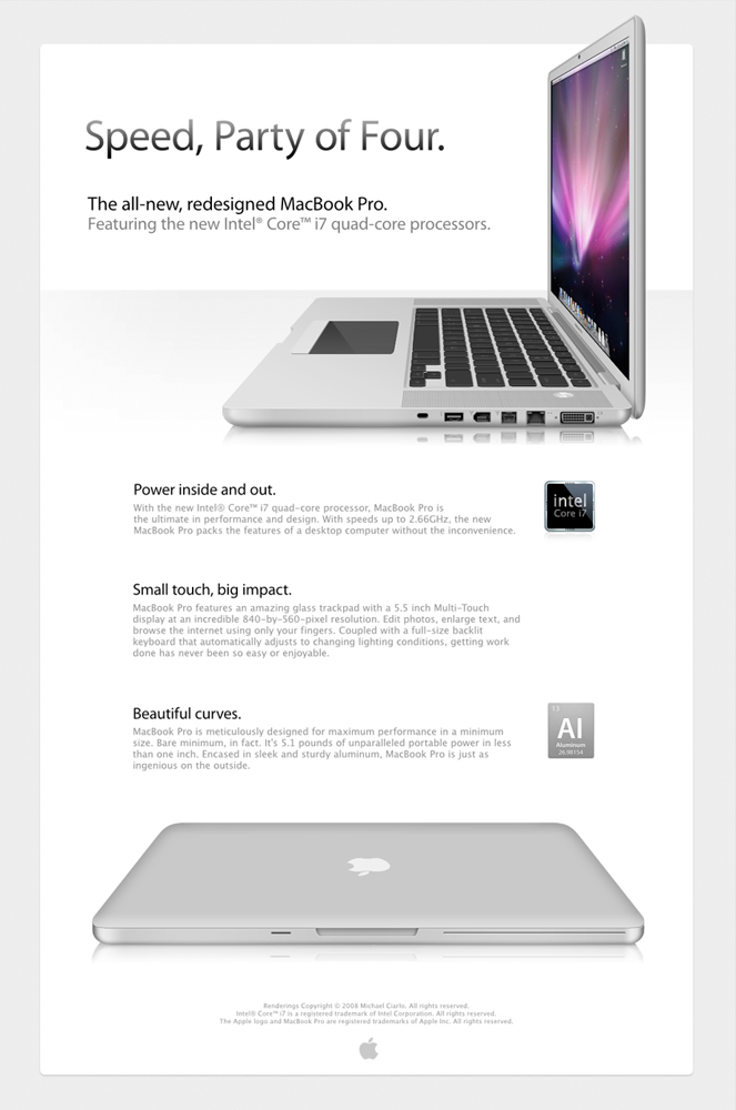 MacBook Pro 2008 Concept by halfwayglad