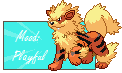 Mood Stamp - Arcanine Playful