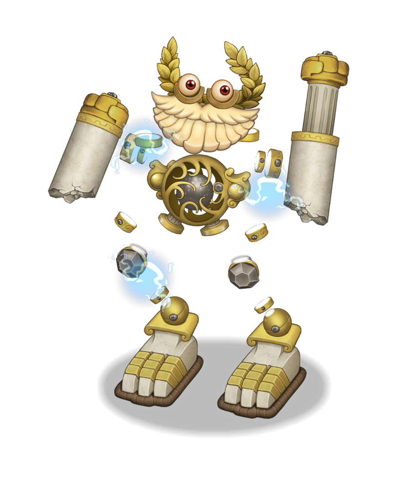Gold Island Epic Wubbox displaying the cores (Highest quality