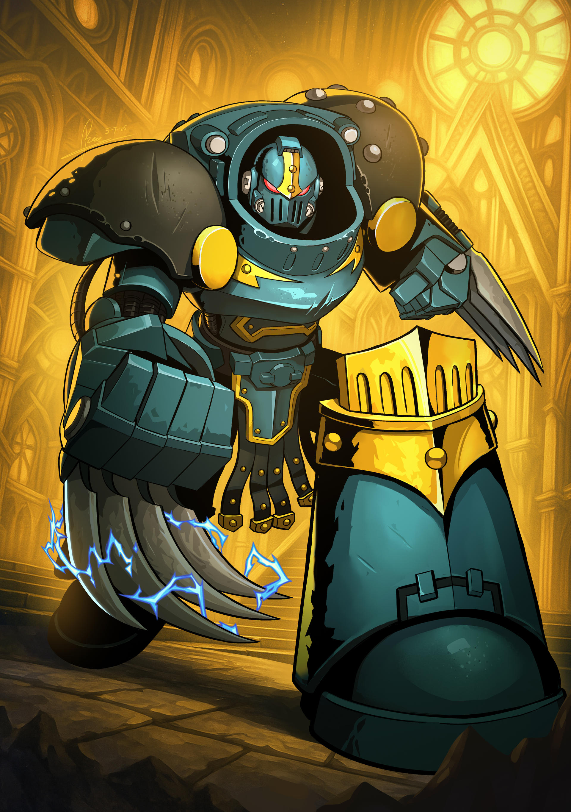 Tartaros Terminator Lighting Claw by Bao-Nguyen on DeviantArt