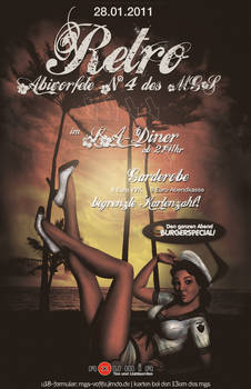 Abivorfete 'Retro' - Poster