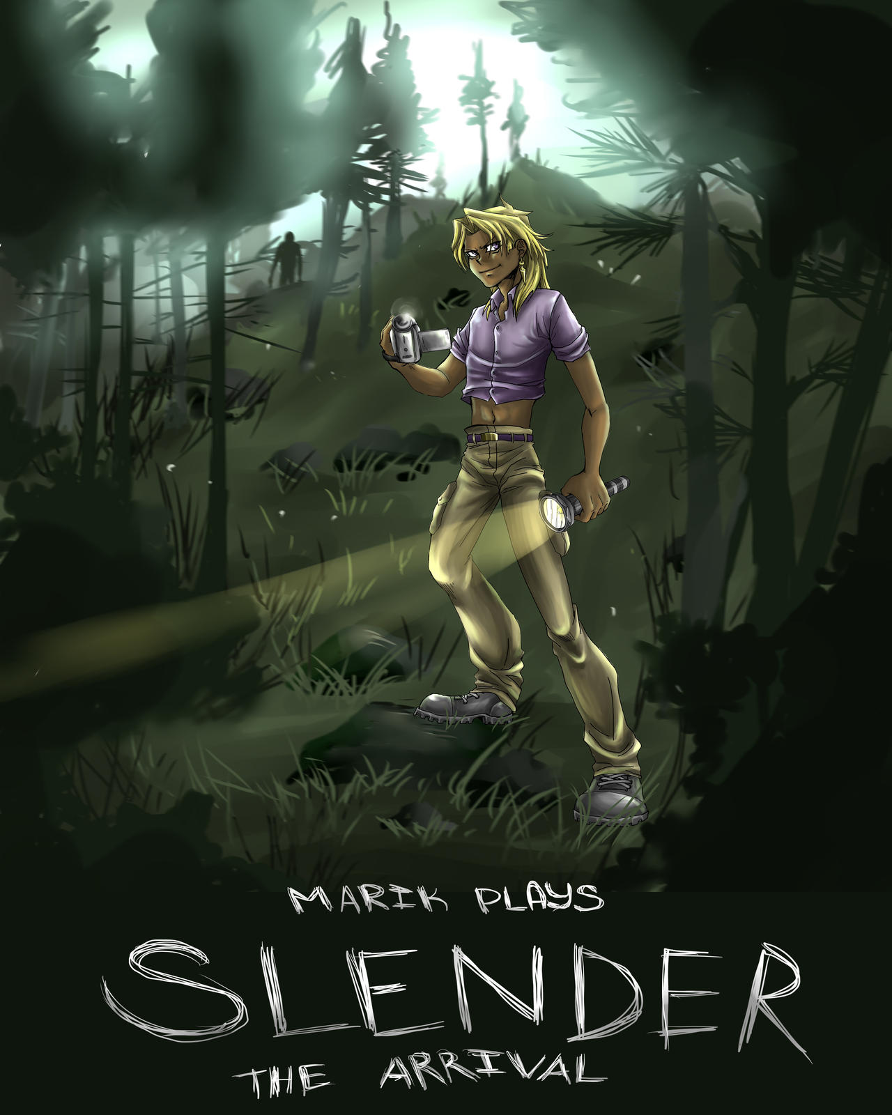 Marik plays Slender The Arrival by Motimerri on DeviantArt