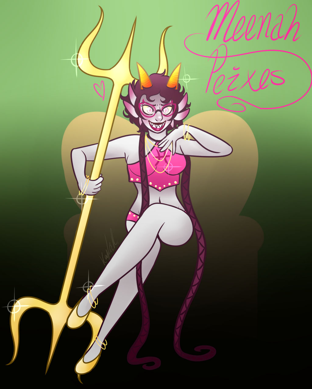 Meenah Peixes Pinup