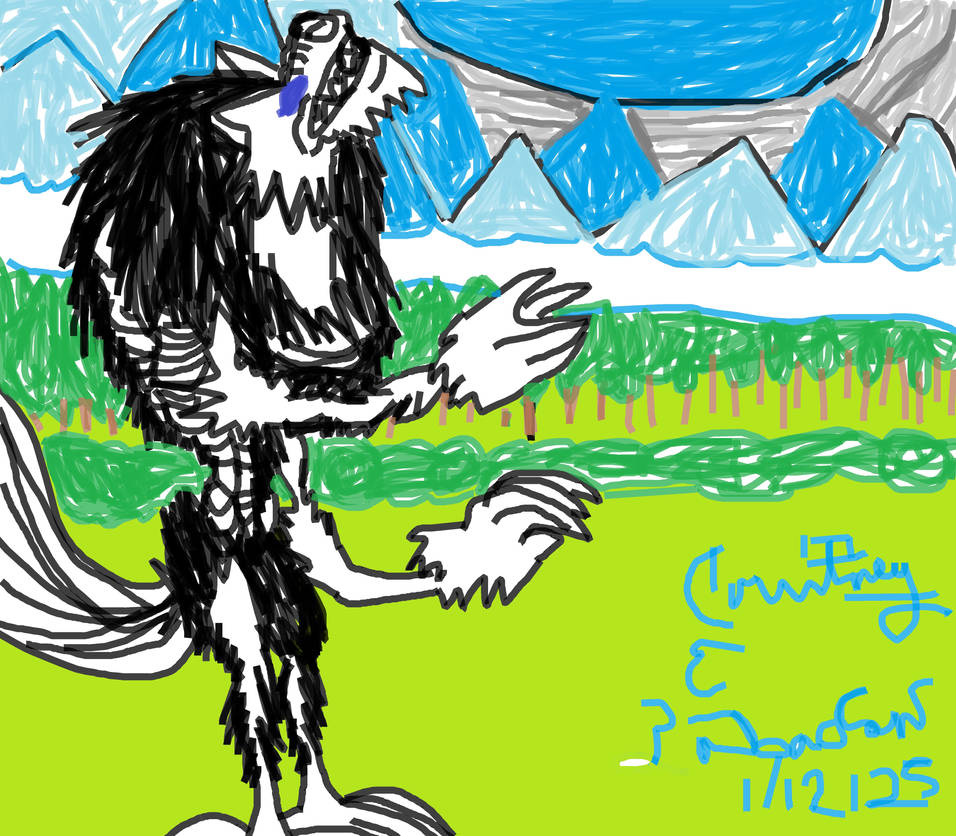 Nature With A Werewolf by coolkatcourt1888 on DeviantArt