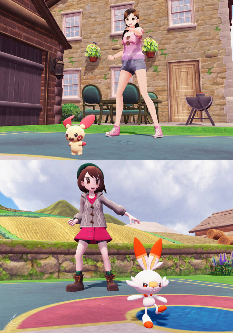 Vroid Mmd Pokemon Aika Oc Vs Gloria By Belreed711 On Deviantart Vroid Mmd Pokemon Aika Oc Vs Gloria By Belreed711 On Deviantart