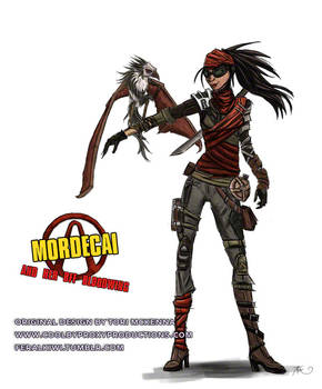 Mordecai and Her BFF Bloodwing