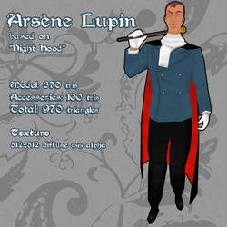 Arsene Lupin 3D Model