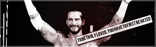 CM Punk- Love and Hate