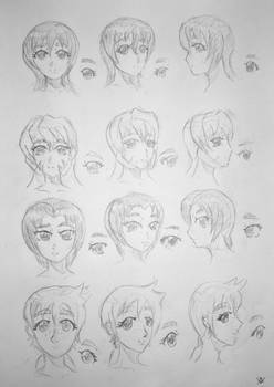 Character sketch 1 normal girl part 1