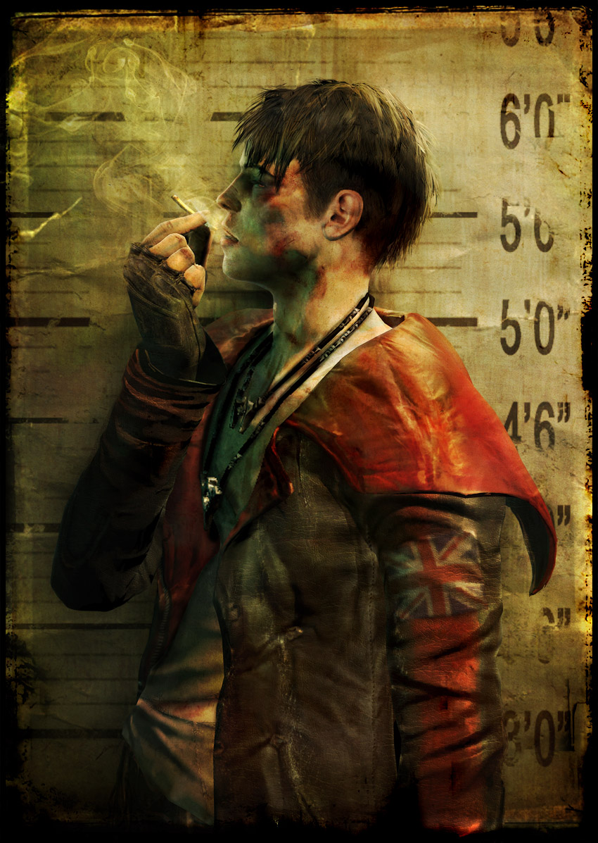 DmC DANTE DARK NO COAT :: by VincentXyooj on DeviantArt