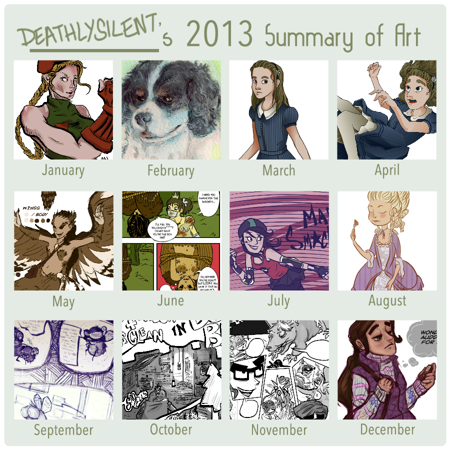 2013 Summary of Art- DeathlySilent