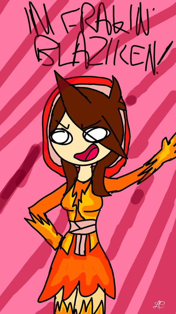 JaidenAnimations dressed as Blaziken by FunArtistAF23 on DeviantArt