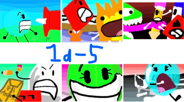 BFDI Reanimated Covers 1a - 5 (Page 1) by SpongeBobFan88 on DeviantArt