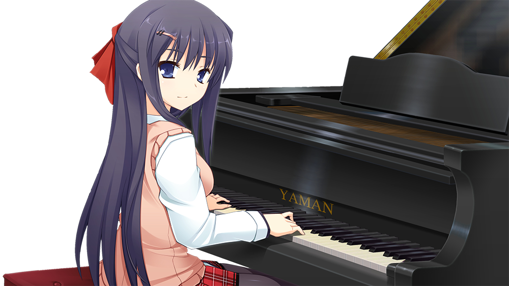 Anime Girl playing piano render by Natsi90 on DeviantArt