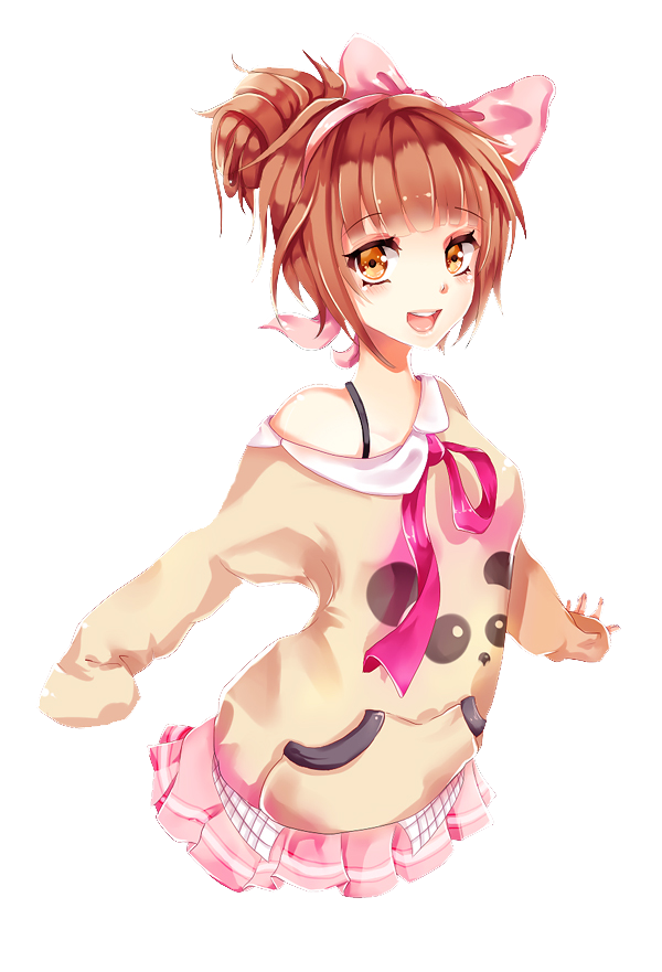 Happy Anime Girl Render by Natsi90 on DeviantArt