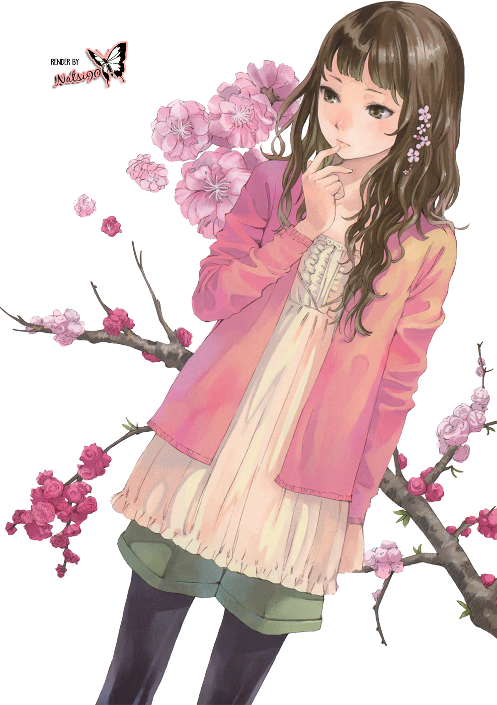 Anime Flower Girl by Natsi90 on DeviantArt