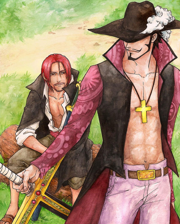 Mihawk and Shanks