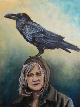 Raven lady