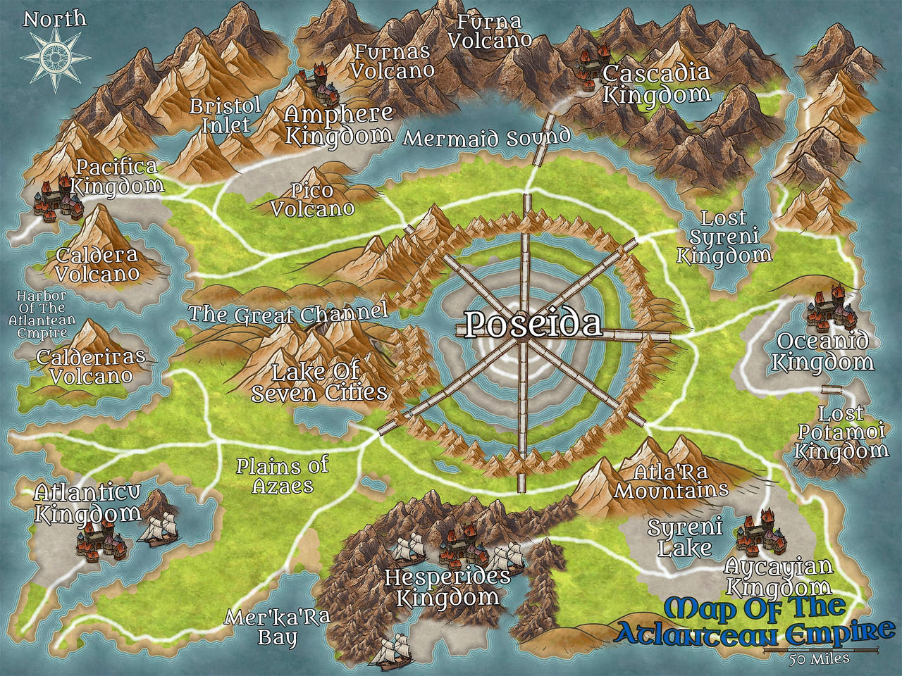 Islands Of Adventure Map by blunose2772 on DeviantArt