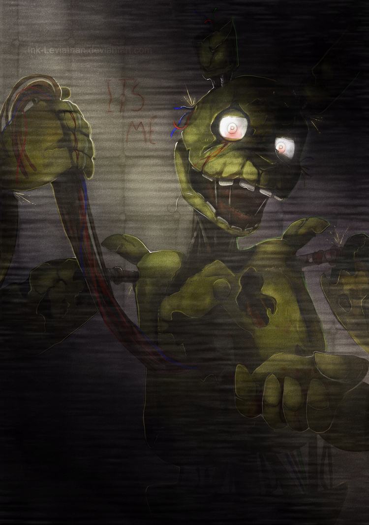 Springchap Five Nights at Freddy's: Springtrap by Inklev on DeviantArt